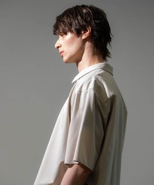 CITY TOKYO(シティトウキョウ)の「【CITY TOKYO】KANEMASA KNIT S/Sシャツ(シャツ/ブラウス・メンズ・ホワイト/サックスブルー/その他7/ストライプ/グレイッシュベージュ・1/2/3)」の10枚目の写真