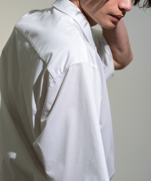 CITY TOKYO(シティトウキョウ)の「【CITY TOKYO】KANEMASA KNIT S/Sシャツ(シャツ/ブラウス・メンズ・ホワイト/サックスブルー/その他7/ストライプ/グレイッシュベージュ・1/2/3)」の16枚目の写真