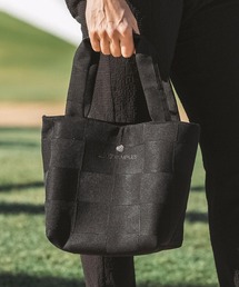 LUXEAKMPLUS（リュクスエイケイエムプラス）の「LUXEAKMPLUS(リュクスエイケイエムプラス)ゴルフ ブロックデザインミニトートバッグ（トートバッグ）」