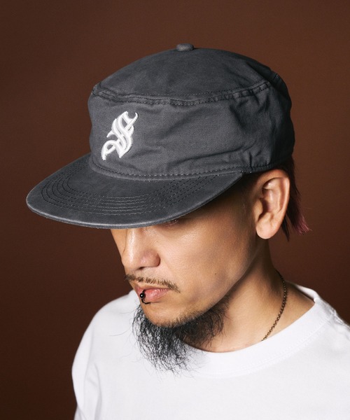 Subciety(サブサエティ)の「Pill box cap(キャップ・メンズ・ブラック/ブラウン/チャコール・FREE)」の2枚目の写真