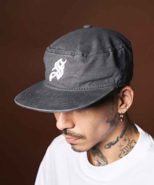 Subciety(サブサエティ)の「Pill box cap(キャップ・メンズ・ブラック/ブラウン/チャコール・FREE)」の12枚目の写真