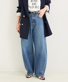 別注】＜upper hights for conte＞ デニムワイドパンツ DEUX②（デニム