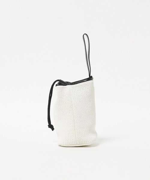 BEAUTY&YOUTH UNITED ARROWS(ビューティーアンドユースユナイテッドアローズ)の「ウーブン メッシュ パース(ハンドバッグ・メンズ・ブラック・FREE)」の5枚目の写真