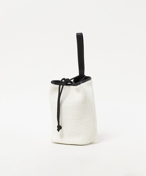 BEAUTY&YOUTH UNITED ARROWS(ビューティーアンドユースユナイテッドアローズ)の「ウーブン メッシュ パース(ハンドバッグ・メンズ・ブラック・FREE)」の7枚目の写真