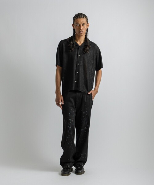 Saturdays NYC（サタデーズ ニューヨークシティ ）の「Canty Lace SS Shirt（シャツ/ブラウス・メンズ・オフホワイト/ブラック・L/M/S）」の18枚目の写真