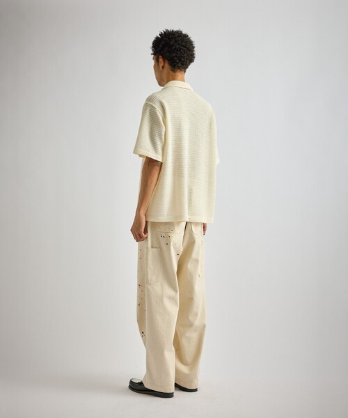 Saturdays NYC（サタデーズ ニューヨークシティ ）の「Canty Lace SS Shirt（シャツ/ブラウス・メンズ・オフホワイト/ブラック・L/M/S）」の13枚目の写真