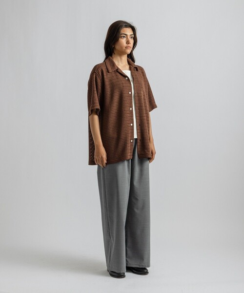 Saturdays NYC（サタデーズ ニューヨークシティ ）の「Canty Lace SS Shirt（シャツ/ブラウス・メンズ・オフホワイト/ブラック・L/M/S）」の16枚目の写真