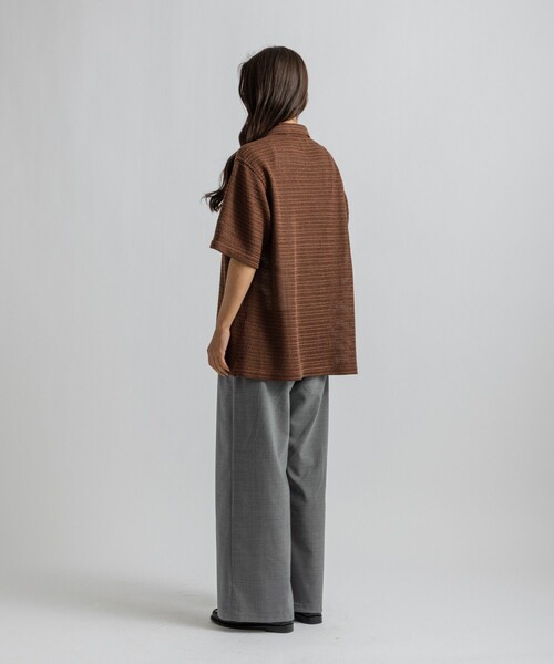 Saturdays NYC（サタデーズ ニューヨークシティ ）の「Canty Lace SS Shirt（シャツ/ブラウス・メンズ・オフホワイト/ブラック・L/M/S）」の17枚目の写真