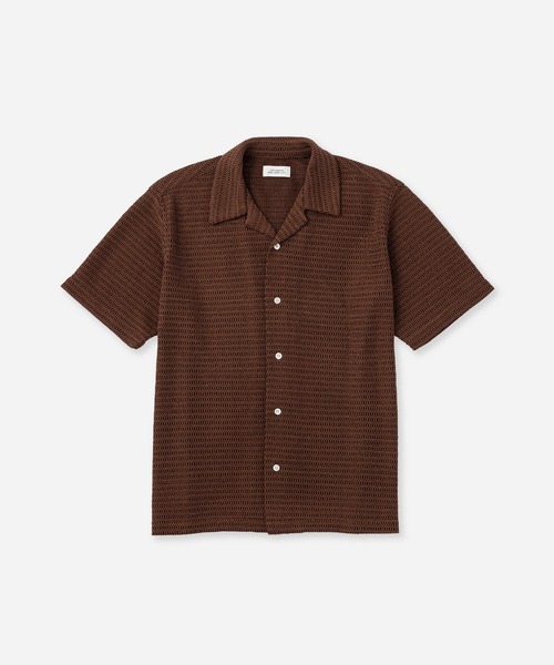 Saturdays NYC（サタデーズ ニューヨークシティ ）の「Canty Lace SS Shirt（シャツ/ブラウス・メンズ・オフホワイト/ブラック・L/M/S）」の3枚目の写真