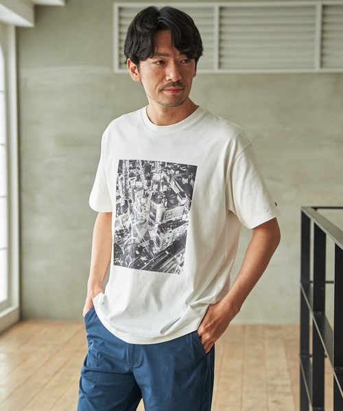 ikka(イッカ)の「【MonoMax × 小泉孝太郎】コットンフォトプリントTシャツ「小泉孝太郎さん着用モデル」(Tシャツ/カットソー・メンズ・その他1/その他2/ホワイト・M/L/XL/S)」の7枚目の写真