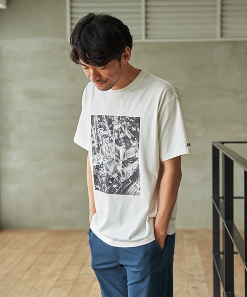 ikka(イッカ)の「【MonoMax × 小泉孝太郎】コットンフォトプリントTシャツ「小泉孝太郎さん着用モデル」(Tシャツ/カットソー・メンズ・その他1/その他2/ホワイト・M/L/XL/S)」の8枚目の写真