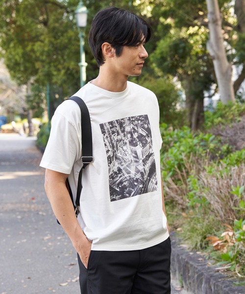 ikka(イッカ)の「【MonoMax × 小泉孝太郎】コットンフォトプリントTシャツ「小泉孝太郎さん着用モデル」(Tシャツ/カットソー・メンズ・その他1/その他2/ホワイト・M/L/XL/S)」の13枚目の写真