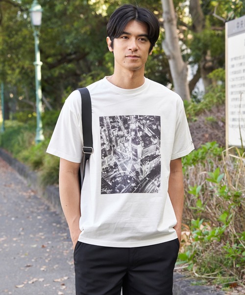 ikka(イッカ)の「【MonoMax × 小泉孝太郎】コットンフォトプリントTシャツ「小泉孝太郎さん着用モデル」(Tシャツ/カットソー・メンズ・その他1/その他2/ホワイト・M/L/XL/S)」の14枚目の写真
