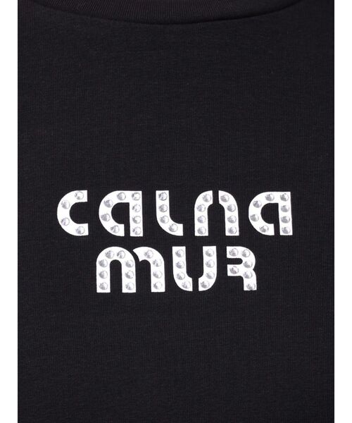 CALNAMUR（カルナムール）の「ビジューロゴコンパクトTシャツ（Tシャツ/カットソー・レディース・ブラック/ホワイト/レッド・FREE）」の15枚目の写真