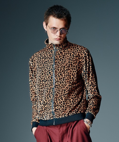 glamb(グラム)の「Signature Leopard Jersey / シグネチャーレオパードジャージ(ジャージ・メンズ・ホワイト/イエロー・S/M/L)」の7枚目の写真