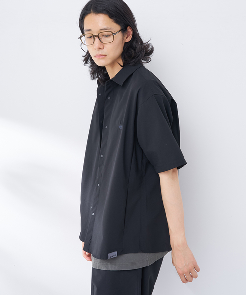 B.C STOCK（ベーセーストック）の「C.H.G メッシュトレイルシャツ（シャツ/ブラウス・メンズ・ブラック/チャコールグレー・MEDIUM/LARGE）」の5枚目の写真