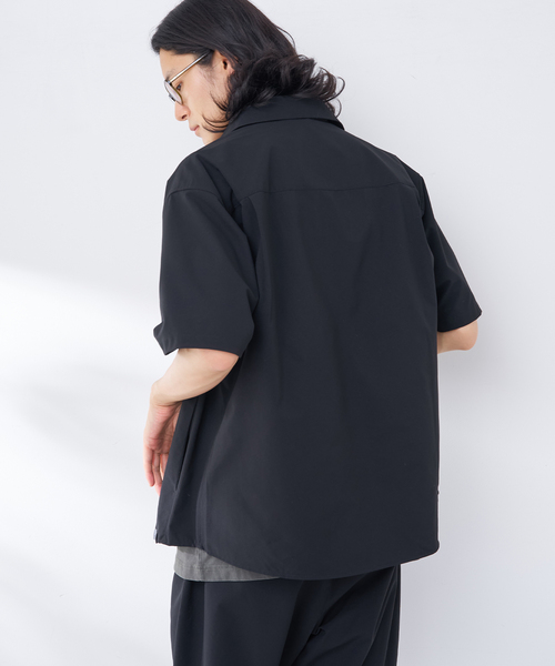 B.C STOCK（ベーセーストック）の「C.H.G メッシュトレイルシャツ（シャツ/ブラウス・メンズ・ブラック/チャコールグレー・MEDIUM/LARGE）」の6枚目の写真