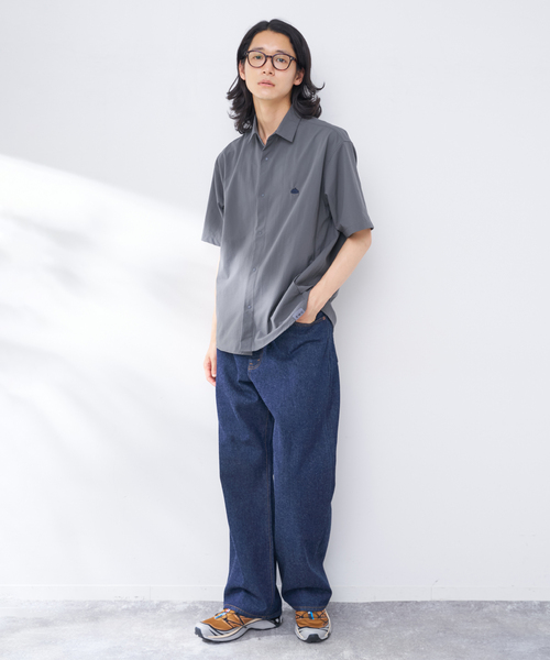 B.C STOCK（ベーセーストック）の「C.H.G メッシュトレイルシャツ（シャツ/ブラウス・メンズ・ブラック/チャコールグレー・MEDIUM/LARGE）」の7枚目の写真