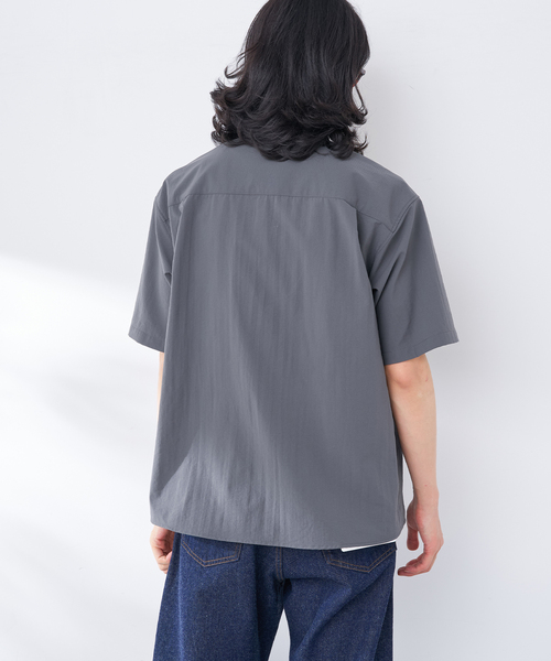 B.C STOCK（ベーセーストック）の「C.H.G メッシュトレイルシャツ（シャツ/ブラウス・メンズ・ブラック/チャコールグレー・MEDIUM/LARGE）」の10枚目の写真
