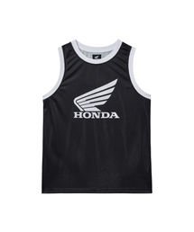 Original Wing Logo Mesh Ringer Sleeveless Black