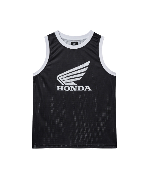 PHYPS MOTORCYCLE(フィップスモーターサイクル)の「Original Wing Logo Mesh Ringer Sleeveless Black(Tシャツ/カットソー・レディース・その他・X-LARGE/LARGE/MEDIUM)」の1枚目の写真