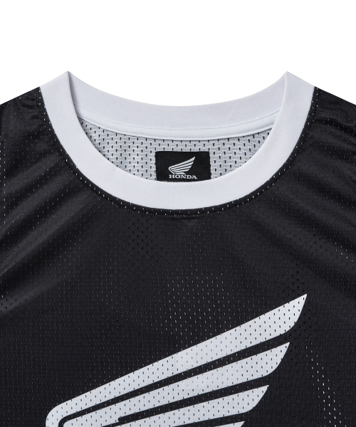 PHYPS MOTORCYCLE(フィップスモーターサイクル)の「Original Wing Logo Mesh Ringer Sleeveless Black(Tシャツ/カットソー・レディース・その他・X-LARGE/LARGE/MEDIUM)」の3枚目の写真