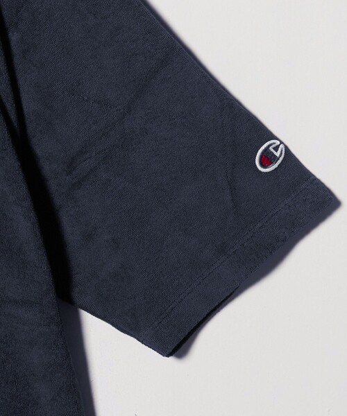 Champion（チャンピオン）の「＜CHAMPION for BEAUTY&YOUTH＞パイル エンブロイダリー Tシャツ（Tシャツ/カットソー・メンズ・ホワイト/ライトブルー/ネイビー・XL/L/M/S）」の18枚目の写真