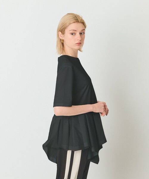 GRACE CLASS(グレースクラス)の「ペプラムカットトップ(Tシャツ/カットソー・レディース・ホワイト/ブラック・36)」の15枚目の写真