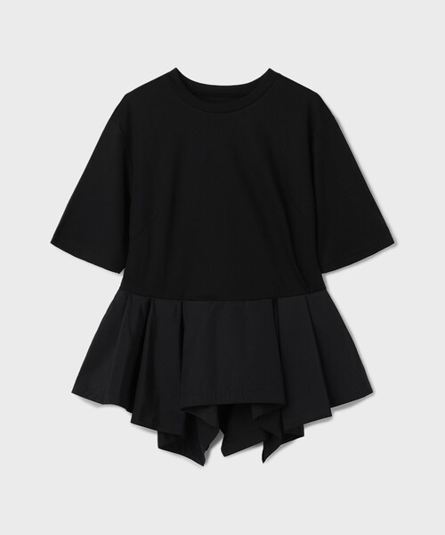 GRACE CLASS(グレースクラス)の「ペプラムカットトップ(Tシャツ/カットソー・レディース・ホワイト/ブラック・36)」の17枚目の写真