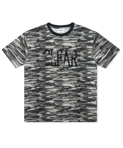 XTONZ(エクストーンズ)の「XTT159 カットオフアプリケカモTシャツ (ブラック/カモ)(Tシャツ/カットソー・レディース・その他・SMALL/MEDIUM/LARGE/X-SMALL)」の4枚目の写真