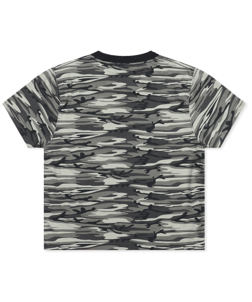 XTONZ(エクストーンズ)の「XTT159 カットオフアプリケカモTシャツ (ブラック/カモ)(Tシャツ/カットソー・レディース・その他・SMALL/MEDIUM/LARGE/X-SMALL)」の7枚目の写真
