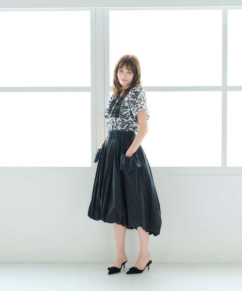 Chesty(チェスティー)の「シェルパーツブラウス(シャツ/ブラウス・レディース・ブラック/オフホワイト・0/1)」の11枚目の写真