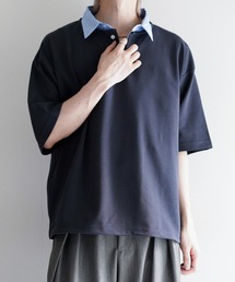 Hand Stitched Rigid Denim Knit Jacket（ニット/セーター）｜gim