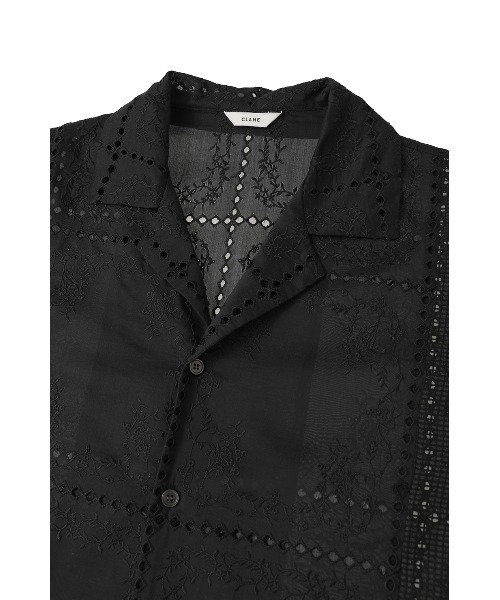 CLANE（クラネ）の「EMBROIDERY LACE BOX SHIRTS（シャツ/ブラウス・レディース・ホワイト/ブラック・2/1）」の20枚目の写真