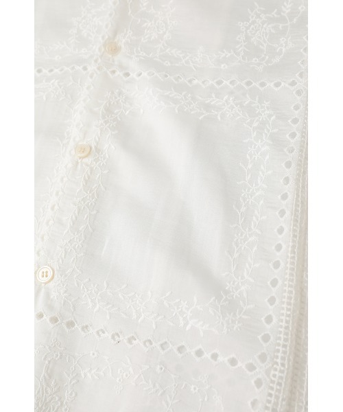 CLANE（クラネ）の「EMBROIDERY LACE BOX SHIRTS（シャツ/ブラウス・レディース・ホワイト/ブラック・2/1）」の16枚目の写真