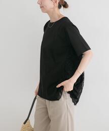 バックシャンレースTシャツ