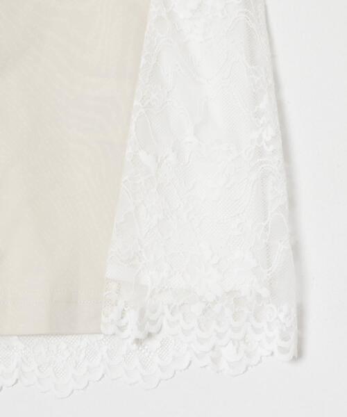 ITEMS URBANRESEARCH(アイテムズ アーバンリサーチ)の「バックシャンレースTシャツ(Tシャツ/カットソー・レディース・ベージュ/ブラック/ホワイト系その他・FREE)」の10枚目の写真