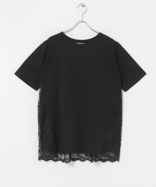 ITEMS URBANRESEARCH(アイテムズ アーバンリサーチ)の「バックシャンレースTシャツ(Tシャツ/カットソー・レディース・ベージュ/ブラック/ホワイト系その他・FREE)」の16枚目の写真