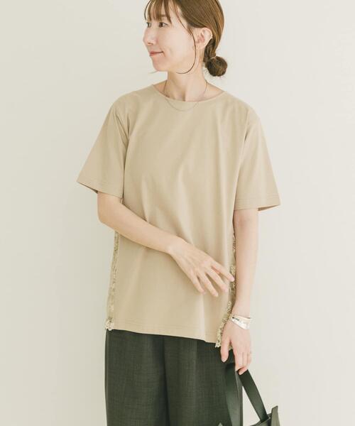 ITEMS URBANRESEARCH(アイテムズ アーバンリサーチ)の「バックシャンレースTシャツ(Tシャツ/カットソー・レディース・ベージュ/ブラック/ホワイト系その他・FREE)」の19枚目の写真