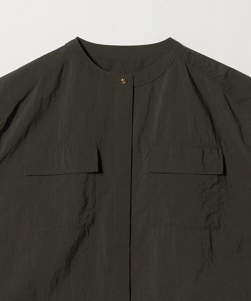 A DAY IN THE LIFE UNITED ARROWS(アデイインザライフユナイテッドアローズ)の「ナイロンワッシャー ダブルポケットシャツ <A DAY IN THE LIFE>(シャツ/ブラウス・レディース・ダークグレー/ブラック/ダークブラウン・FREE)」の11枚目の写真