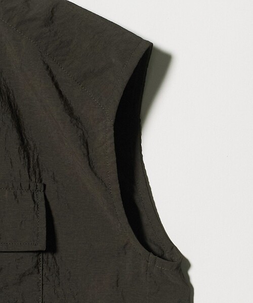 A DAY IN THE LIFE UNITED ARROWS(アデイインザライフユナイテッドアローズ)の「ナイロンワッシャー ダブルポケットシャツ <A DAY IN THE LIFE>(シャツ/ブラウス・レディース・ダークグレー/ブラック/ダークブラウン・FREE)」の12枚目の写真