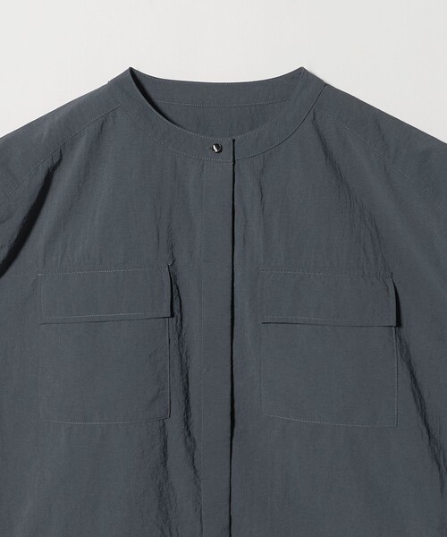 A DAY IN THE LIFE UNITED ARROWS(アデイインザライフユナイテッドアローズ)の「ナイロンワッシャー ダブルポケットシャツ <A DAY IN THE LIFE>(シャツ/ブラウス・レディース・ダークグレー/ブラック/ダークブラウン・FREE)」の21枚目の写真