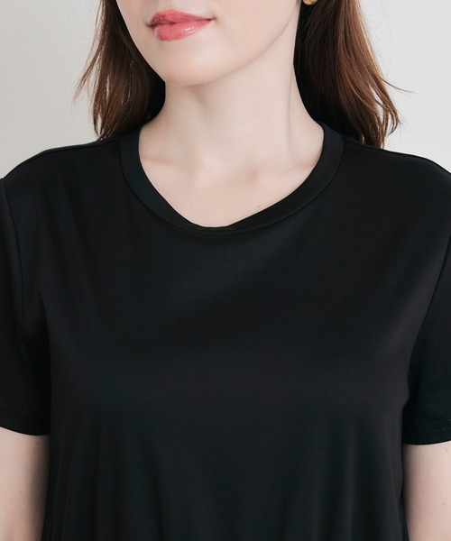 PICCIN(ピッチン)の「切り替えティアードワンピース(ワンピース・レディース・ブラック/ベージュ・M)」の5枚目の写真