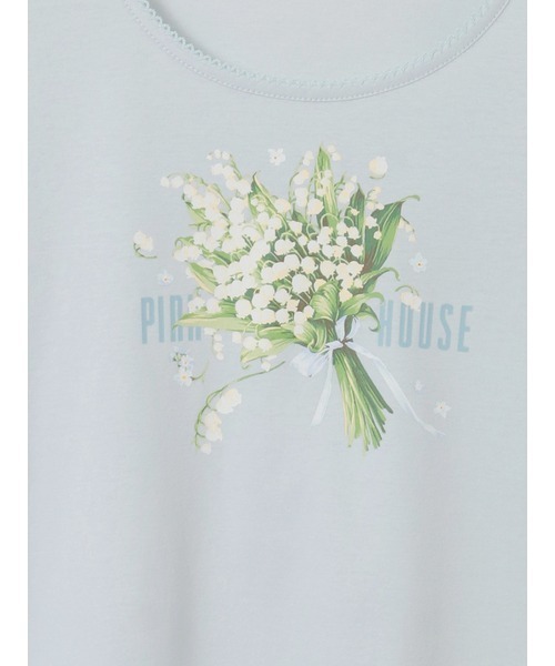 PINK HOUSE(ピンクハウス)の「スプリンクルポジープリントカットソー(Tシャツ/カットソー・レディース・ラベンダー/ブラック/ライトブルー/ライトグリーン/アイボリー・LARGE/MEDIUM)」の12枚目の写真