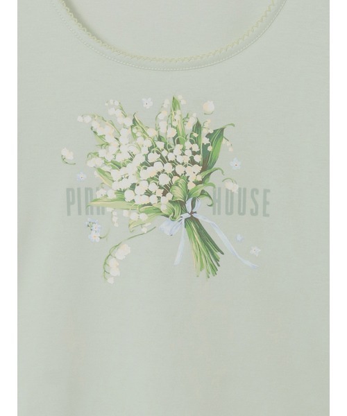 PINK HOUSE(ピンクハウス)の「スプリンクルポジープリントカットソー(Tシャツ/カットソー・レディース・ラベンダー/ブラック/ライトブルー/ライトグリーン/アイボリー・LARGE/MEDIUM)」の14枚目の写真