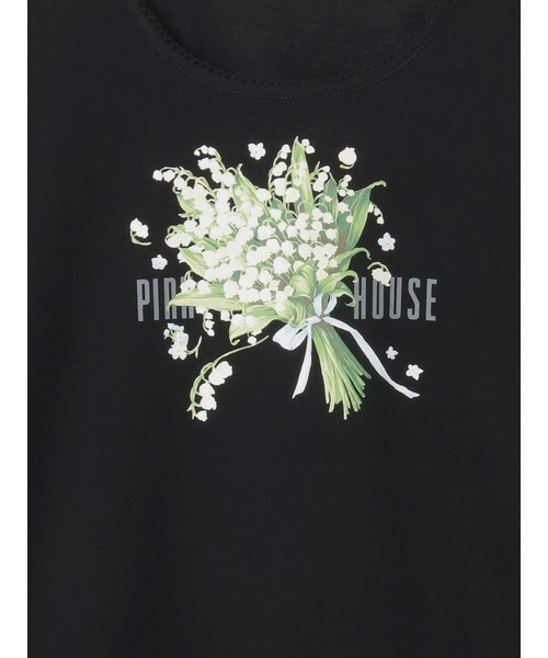 PINK HOUSE(ピンクハウス)の「スプリンクルポジープリントカットソー(Tシャツ/カットソー・レディース・ラベンダー/ブラック/ライトブルー/ライトグリーン/アイボリー・LARGE/MEDIUM)」の16枚目の写真