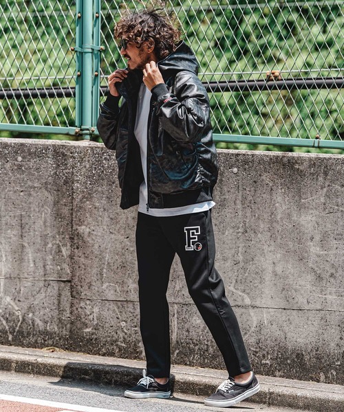 felkod(フィルコッド)の「mj11643- Synthetic Leather Hooded Blouson シンセティックレザーフーデッドブルゾン(F26A090)(ブルゾン・メンズ・ホワイト×ブラック/ブラック・S/M/L)」の14枚目の写真