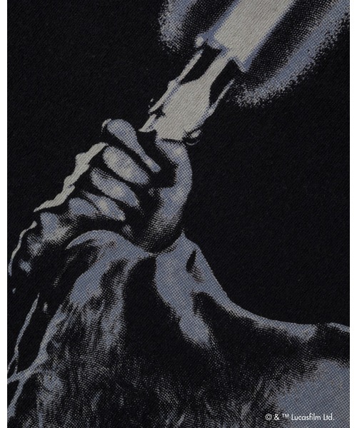 VARIEGATOR(ヴァリゲイター)の「VARIEGATOR / ヴァリゲイター Obi-Wan Kenobi /Tee(Tシャツ/カットソー・レディース・ブラック・LARGE/MEDIUM)」の4枚目の写真