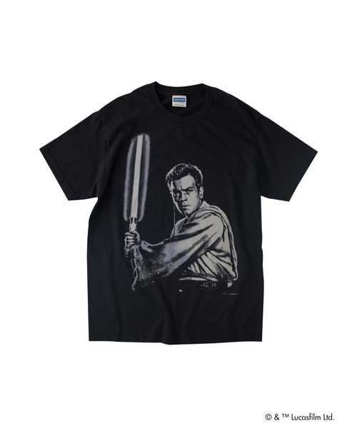 VARIEGATOR(ヴァリゲイター)の「VARIEGATOR / ヴァリゲイター Obi-Wan Kenobi /Tee(Tシャツ/カットソー・レディース・ブラック・LARGE/MEDIUM)」の5枚目の写真