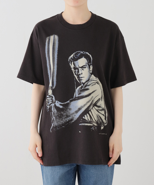VARIEGATOR(ヴァリゲイター)の「VARIEGATOR / ヴァリゲイター Obi-Wan Kenobi /Tee(Tシャツ/カットソー・レディース・ブラック・LARGE/MEDIUM)」の6枚目の写真